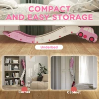 AIYAPLAY Kids Slide for Bed, Sofa, with Extended Length, Easy to assemble and Store, Pink(m-6)