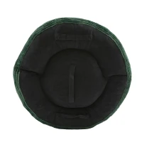 Plush Oversized Bean Bag Chair with High Back & 3 Pillows, Cozy Corduroy Floor Lounger Sofa for Living Room, 108L x 108W x 52H cm, Emerald(m-13)