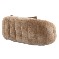 Cozy Oversized Bean Bag Sofa with 2 Matching Pillows, Soft 2-Seat Sectional Couch for Living Room and Bedroom, 145L x 95W x 63H cm, Coffee(m-14)