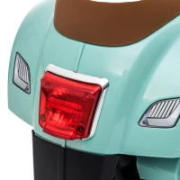 HOMCOM Vespa Licensed 6V Kids Electric Motorbike Ride On Motorcycle  Battery Powered for 18-36 Months with Horn, Green(m-12)