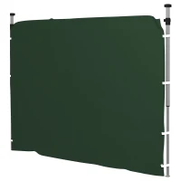 Outsunny 195 x 295cm Replacement Gazebo Sidewall - Green(m-11)