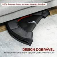 SPORTNOW Trampolim Fitness Ø102 cm Trampolim Fitness Dobrável com Estrutura de Aço Antiderrapante Ø102x22 cm Vermelho(m-4)