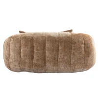 Cozy Oversized Bean Bag Sofa with 2 Matching Pillows, Soft 2-Seat Sectional Couch for Living Room and Bedroom, 145L x 95W x 63H cm, Coffee(m-15)