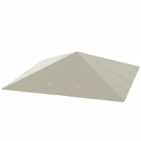 Outsunny 3 x 3(m) Gazebo Canopy Replacement, for 01-0867 - Light Grey(m-11)