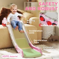 AIYAPLAY Kids Slide for Bed, Sofa, with Extended Length, Easy to assemble and Store, Pink(m-5)