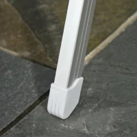 Outsunny Scaun de pescuit pliabil cu brațe și spătar reglabil, din aluminiu și poliester, 75x61,5x76-115 cm, gri(m-8)