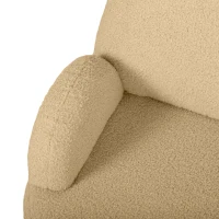 AIYAPLAY Kids Armchair, Bear Shaped Toddler Chair for Bedroom Playroom Living Room, Aged 18 Months to 3 Years - Khaki(m-8)