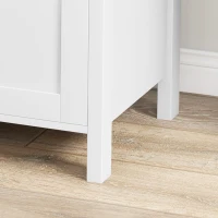 HOMCOM Armadietto Portadocumenti con 2 Cassetti per Cartelle A4, Serratura e Chiavi, 76x40x76cm, Bianco(m-9)