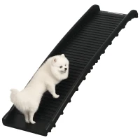 PawHut Foldable Pet Ramp Dog Car Ramp for SUVs, Cars - Black(m-1)