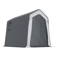 Outsunny 1.8 x 2.4m Garden Storage Shed Tent, Waterproof Portable Shed Shelter for Motorbike, Garden Tools, Bike Storage(m-11)
