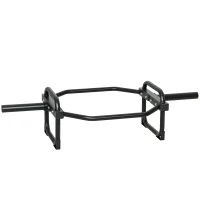 SPORTNOW Bară Olimpică Hexagonală 5 Cm, Capacitate 300 Kg, Încărcare Ușoară, pentru Bancă, Îndreptări, Ridicări din Umeri, Genuflexiuni și Mersul Fermierului(m-11)