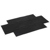 Outsunny Verhoogd bed met wielen plantentafel bloembak met afvoer massief houten vliesstof(m-8)