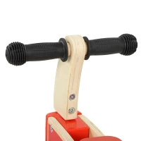 AIYAPLAY Voiture Porteur pour Enfants, Véhicule à Pousser Sans Pédales avec Roues en EVA et Dossier, 2 à 3 Ans, Rouge(m-13)