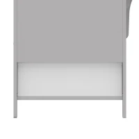 AIYAPLAY Kids Table and Chair Set, Children Desk and Chair with Storage Bins for Playing, Reading, Painting, for Ages 3-5, Grey(m-13)