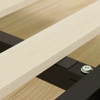 HOMCOM Cama Flutuante 160 x 200 cm com Iluminação LED Inteligente, Estrado de Casal Estofado em Linho, Montagem Fácil, Bege(m-7)