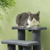 PawHut dierentrap kattentrap hondentrap trap voor katten en honden 4 treden nieuw(m-8)