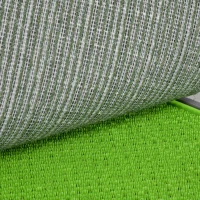 PawHut Resguardo de Treino para Cães com 2 Relvas Artificiais e Bandeja para Treino de Filhotes 67x41x3,5 cm Verde(m-8)