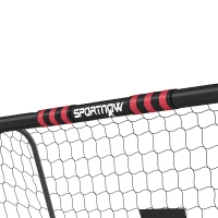 SPORTNOW Voetbaldoel voor de tuin 1,8 x 1,2 m, voor jongeren & volwassenen, robuust buitendoel met net, polstering en grondankers(m-12)