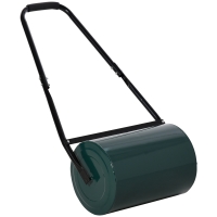Outsunny gazonrol met U-handvat 30 cm 30 L metaal