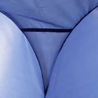 Outsunny Tienda de Ducha Pop Up con Protección UV Techo Impermeable y Asa para Camping Playa 100x100x185 cm Azul Turquí(m-9)