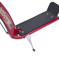 HOMCOM Kids Scooter Kick Scooter, with 12" EVA Tyres, Rear Brake, Big Wheels Scooter for 5-12 Years , Red(m-10)