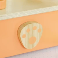 AIYAPLAY Bucătărie din Lemn pentru Copii 3-5 Ani cu Aragaz și 12 Accesorii, Multicolor(m-7)