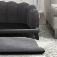 PawHut hondenbank met rugleuning 98.5cm x 60.cm x 35.5cm(m-9)