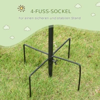 Pawhut vogelvoederset 54,5cm x 54,5cm x 208cm(m-6)