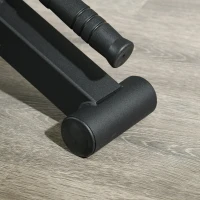 De SPORTNOW Barbell Lifter 50 x 12 x 33 cm Zwart met Antislip Handvat - Ideaal voor Deadliften(m-9)