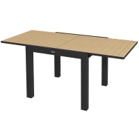 Outsunny Tuintafel, weerbestendig, 162 x 80 x 75 cm, Geel(m-10)