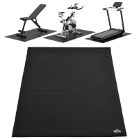 HOMCOM Multi-purpose Exercise Equipment Protection Mat Non-slip Floor Protector Gym Fitness Workout Training Mat 180 x 90cm(m-1)