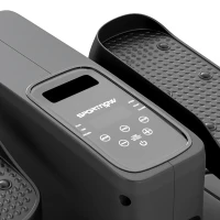 SPORTNOW Mini Ellipsentrainer voor Thuis Onder-Bureau Elektrische Crosstrainer met Afstandsbediening LED-Display 12 Snelheden(m-12)