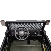 AIYAPLAY Toyota FJ 24V elektrische kinderauto met afstandsbediening, 200W motor, lithium-accu, 2-zits, 3-8 jaar(m-10)