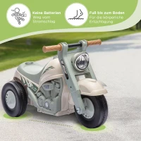 AIYAPLAY Glijauto in motor-ontwerp met muziek en bubbels voor 2-5 jaar, Crèmewit(m-5)