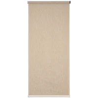 HOMCOM WiFi Smart Roller Blinds Work with TUYA App, Window Shade with Rechargeable Battery, Electric Shades Blind Easy Fit Home Office Living Room Bathroom Kitchen, Brown, 80cm x 180cm(m-1)