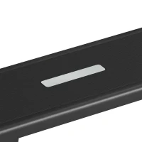 SPORTNOW Stepbord verstelbaar Fitness Aerobic Stepper met 3 hoogtes (15/20/25 cm), Antislipmat Zwart+Grijs(m-11)