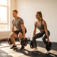 SPORTNOW Juego de Discos Pesas de 4 Piezas 2x5 kg 2x2,5 kg con Orificios de 2,5 cm para Entrenamiento Fitness en Hogar Negro(m-9)