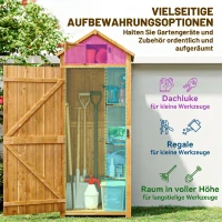 Outsunny tuinkast 77 cm x 54,2 cm x 179 cm(m-4)