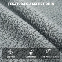 HOMCOM Fotoliu Reclinabil Electric cu Telecomandă și USB, Țesătură Tip In, Verde(m-6)