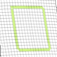 HOMCOM Baseball Terugspeelnet, Weerbestendig, Metalen Frame, Groene Trefferszone, 174H x 123B x 90D cm(m-11)