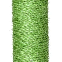 PawHut katten krabpaal cactus kattenboom grenenhout sisaltouw krabpaal met houten ballen speelgoed voor katten 60 cm hoog groen + naturel(m-11)