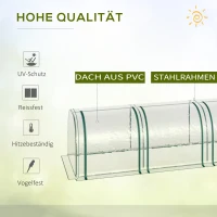 Outsunny folie broeikas kas koude kozijn deur plant kweekfolie(m-4)