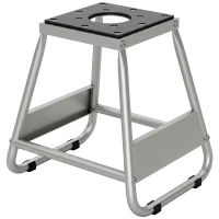 HOMCOM Universele Motorstandaard, Draagvermogen tot 500 kg, Stalen Constructie, Grijs(m-14)