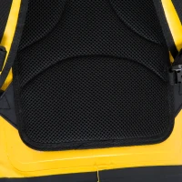 Outsunny Bolsa Estanca 30L PVC Bolsa Seca Impermeable Mochila con Correa Ajustable para Deporte Aire Libre Φ27.5x67cm(m-7)