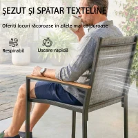 Outsunny bistrou set balcon terasă(m-5)