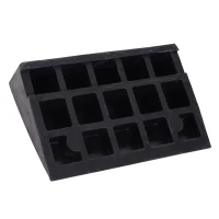 HOMCOM oprijplaat, oprijplaten, 2 stuks rubberen oprit, drempeloprijplaat, oprijhulp voor auto's, rubber 48 x 32 x 13 cm oprijplaat oprijplaten oprit rubber oprijplaat auto | Aosom.de(m-9)