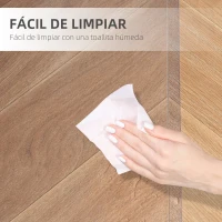 Vinsetto Conjunto de Oficina Incluye 1 Silla de Oficina de Malla Beige y 1 Alfombra Protectora 90x120 cm(m-7)