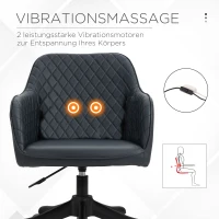 Vinsetto massage bureaustoel kantoorstoel(m-4)