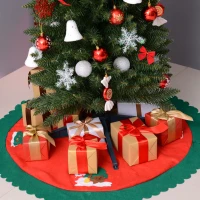 HOMCOM 7ft Unlit Artificial Christmas Tree, Pencil Slim Xmas Tree with Solid Stand and Realistic Branches, Green(m-9)