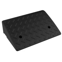 HOMCOM oprijplaat, oprijplaten, 2 stuks rubberen oprit, drempeloprijplaat, oprijhulp voor auto's, rubber 48 x 32 x 13 cm oprijplaat oprijplaten oprit rubber oprijplaat auto | Aosom.de(m-11)